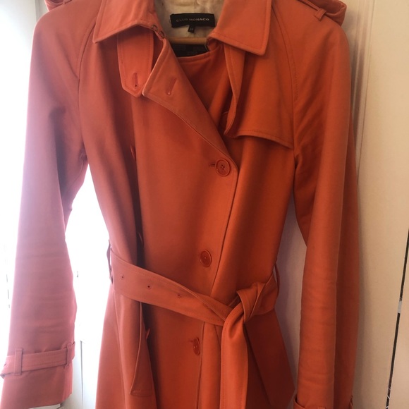 Club Monaco Trench Size S, Coral - Picture 3 of 6